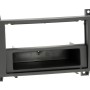 Radioblende MERCEDES SLK (R171) 2005-11 2DIN mit Fach schwarz