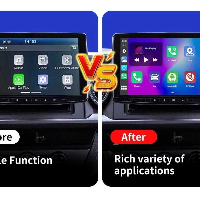 Wireless Box CarPlay und Android Auto für OEM radio mit Play Store