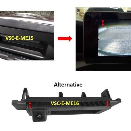 AHD RFK Griffleiste passend f. Mercedes C/CLA/E/S/SLC/SLK