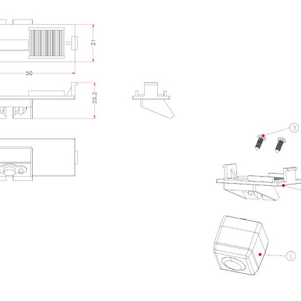 RFK Griffleiste passend f Peugeot 307, 307cc, 407