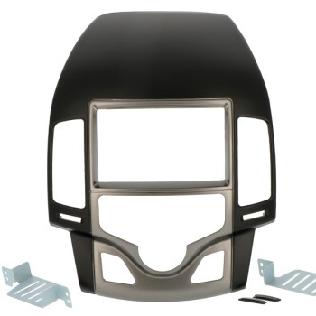 Radioblende HYUNDAI i30 (FD) 2007-12 2DIN si,sw auto. Klimaanlage Installer Kit