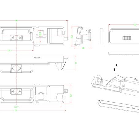 RFK Griffleiste passend f Toyota Yaris 2008-
