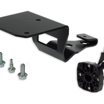 Fahrzeugspezifische Halterung im Fiat Ducato für den spiegelmonitor