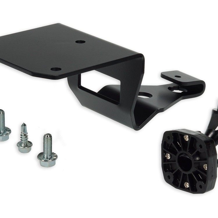 Fahrzeugspezifische Halterung im Fiat Ducato für den spiegelmonitor