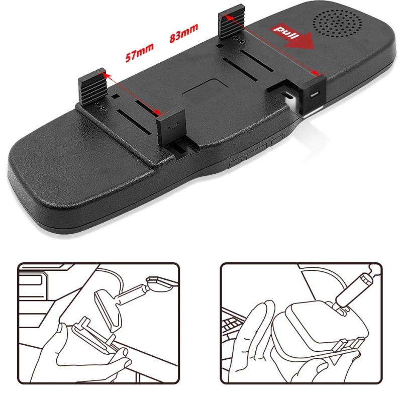 Rückspiegel - integriertem 5 Zoll AHD Monitor