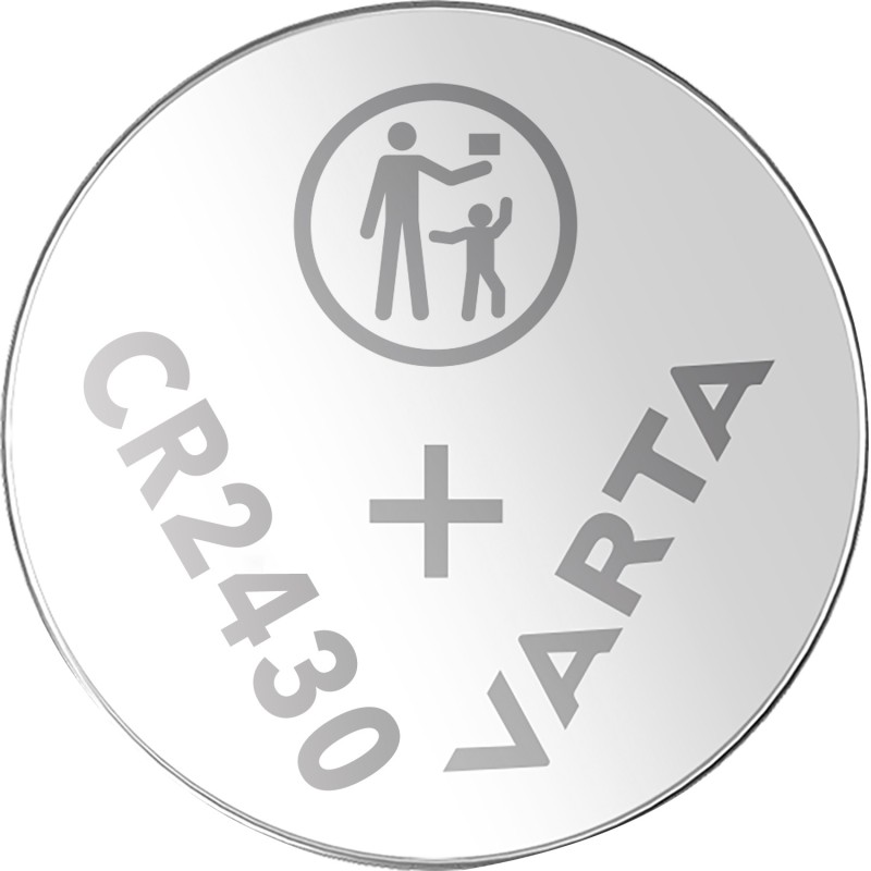 LITHIUM-KNOPFZELLE VARTA ELECTRONICS CR2430, 3V, 2ER-PACK