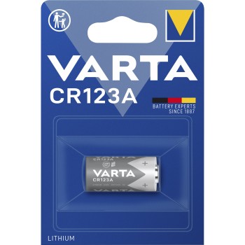 Lithium-Photobatterie VARTA, CR 123A, 3 V, 1er-Blister