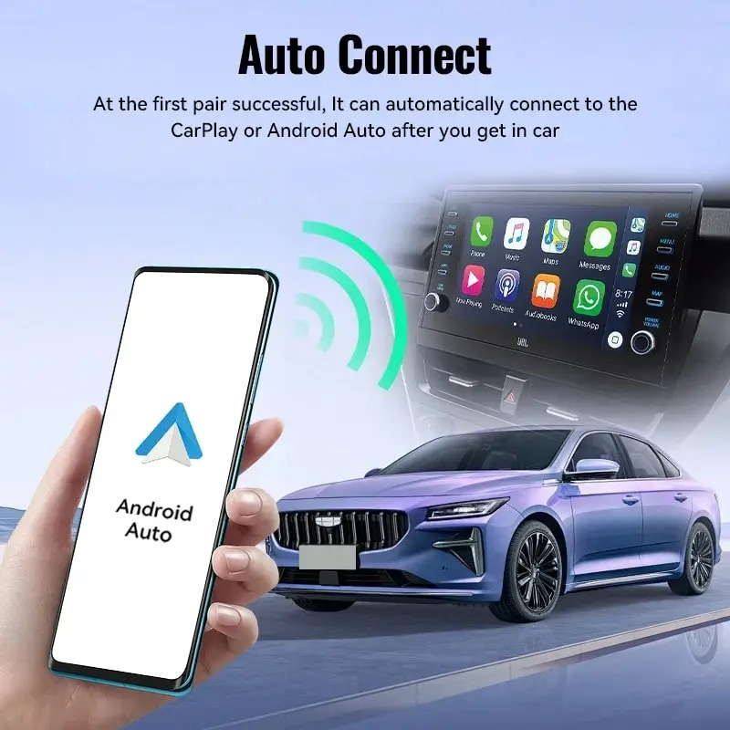 Wireless Box CarPlay und Android Auto