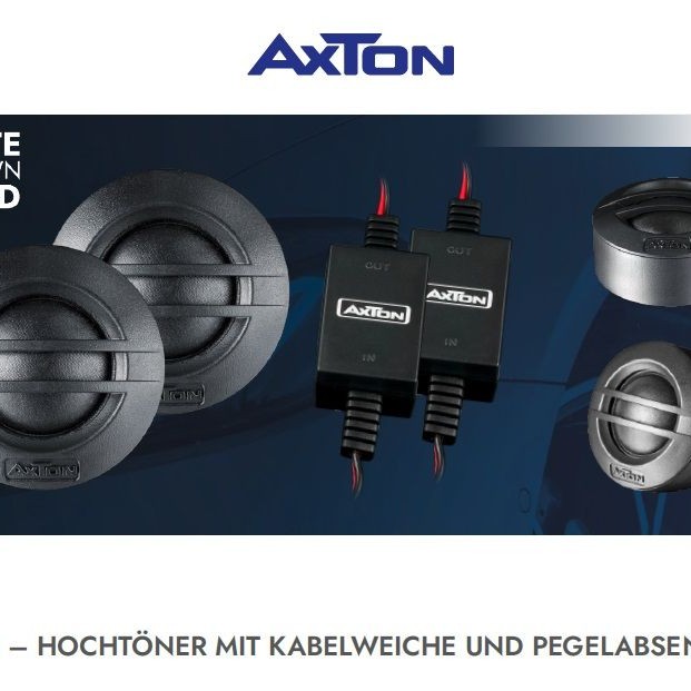 AXTON ATCT25 25 mm Gewebe-Hochtöner mit Weiche