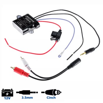 Bluetooth® Receiver,3.5mm Klinke/Cinch, 12 Volt, aptX™HD, aptX™LL