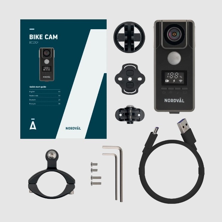 Nordväl BC101F Frontlicht-Fahrradkamera
