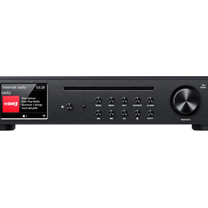 Kenwood KR-W8000SCD-B Smart HiFi CD-Receiver