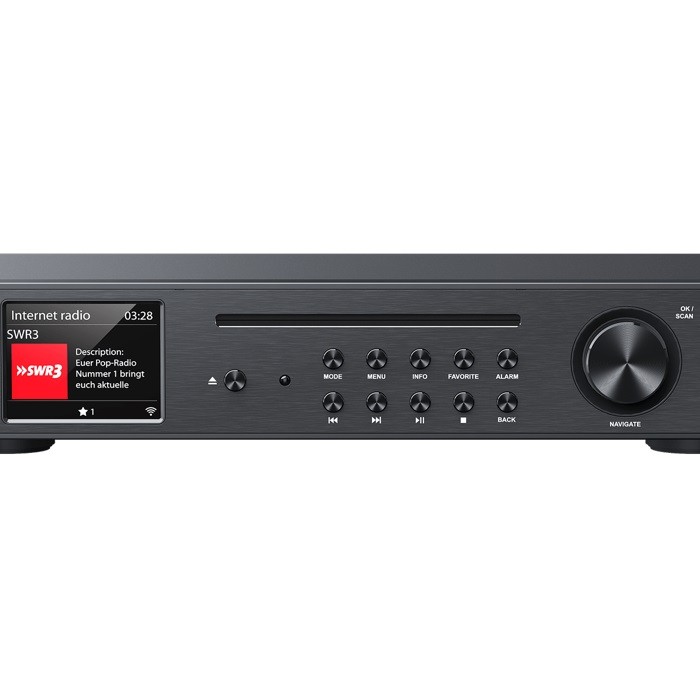 Kenwood KR-W8000SCD-B Smart HiFi CD-Receiver