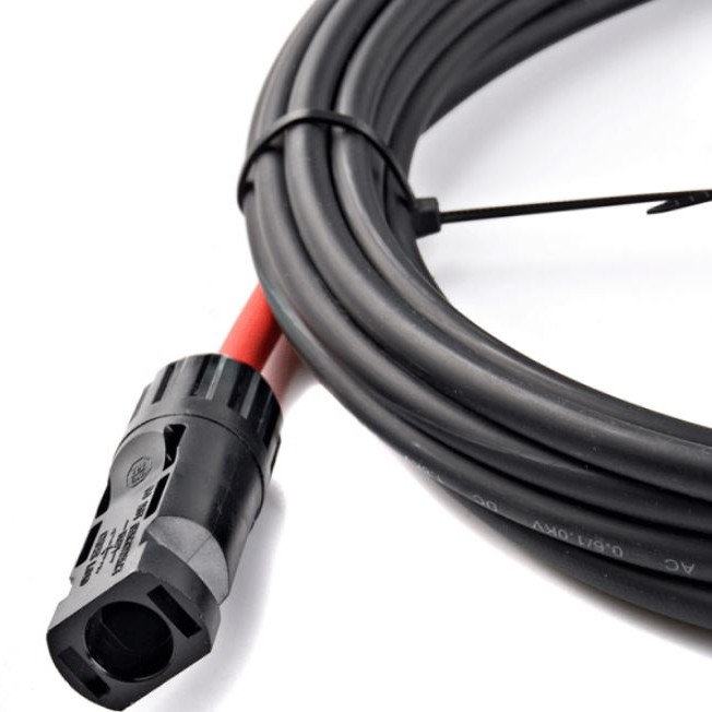 MVK 6.5 Anschlusskabel Solarmodul zu Laderegler 2x 5 Meter 6mm²