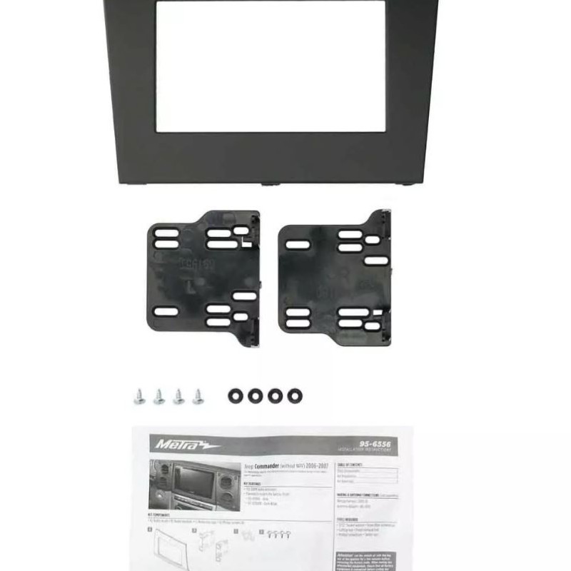Metra 95-6556G Radiohalterung 2DIN für Jeep Commander 2006-2007 (ohne Navigation