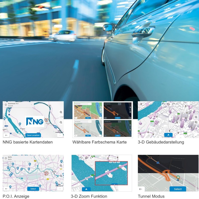 Z-x76 Prime 64 GB SD-Karte EU-Karte für PKW