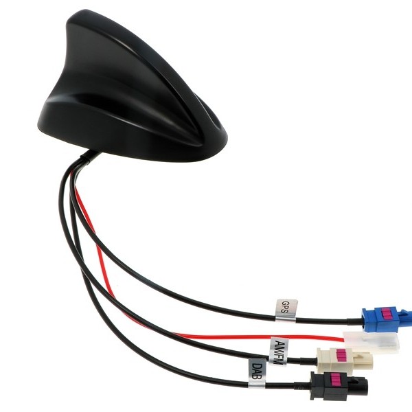 SHARK Dach Antenne aktiv 12V AM FM DAB+ GPS GLONASS