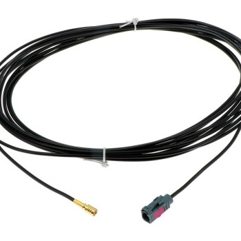 Antennenkabel Verlängerung FAKRA (F) Code Z Wasserblau auf SMB (F) 700cm