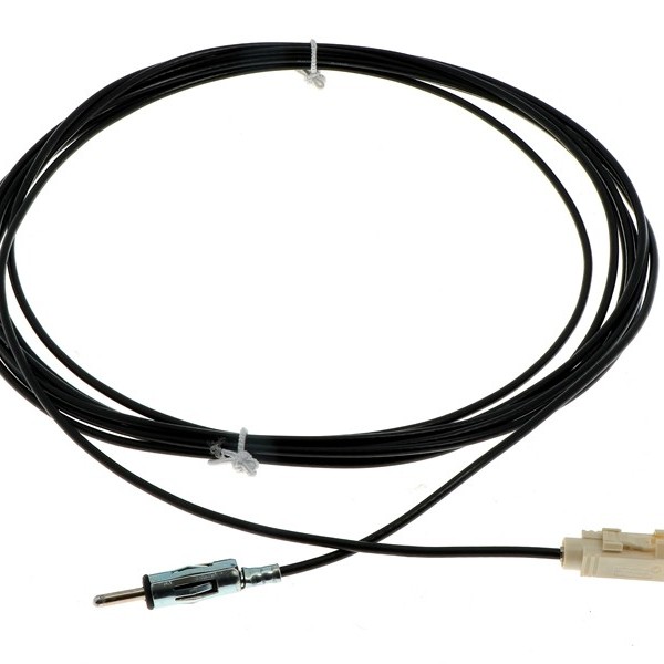 Antennenkabel Verlängerung FAKRA (F) Code B White auf DIN (M) 500cm