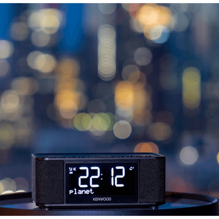 Kenwood CR-ST40DAB-B Radiowecker mit DAB+ und Bluetooth
