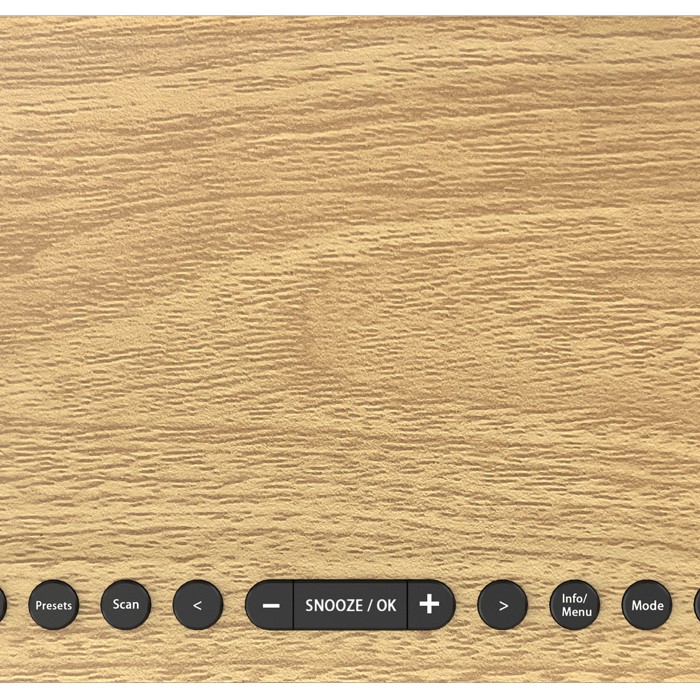 Kenwood CR-ST40DAB-M Radiowecker mit DAB+ und Bluetooth