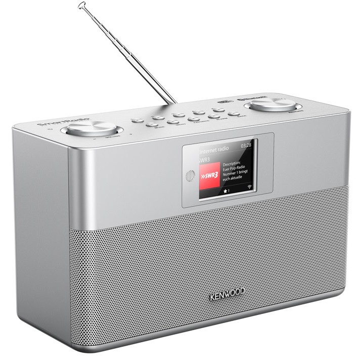 Kenwood CR-ST100S-S Smart-Radio mit DAB+, Internetradio, UKW, Bluetooth, USB