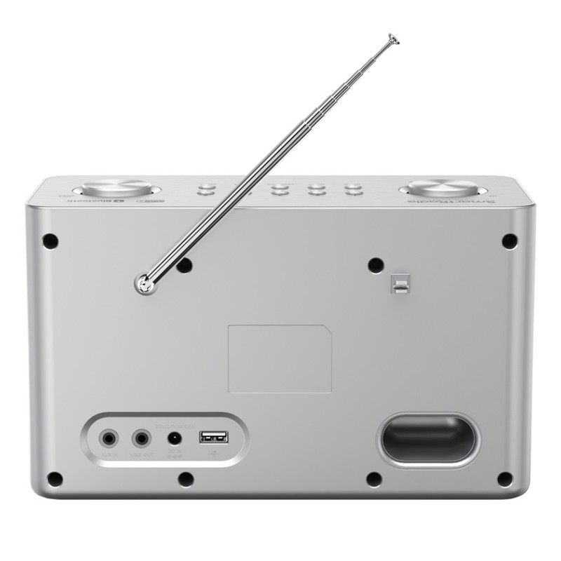 Kenwood CR-ST100S-S Smart-Radio mit DAB+, Internetradio, UKW, Bluetooth, USB