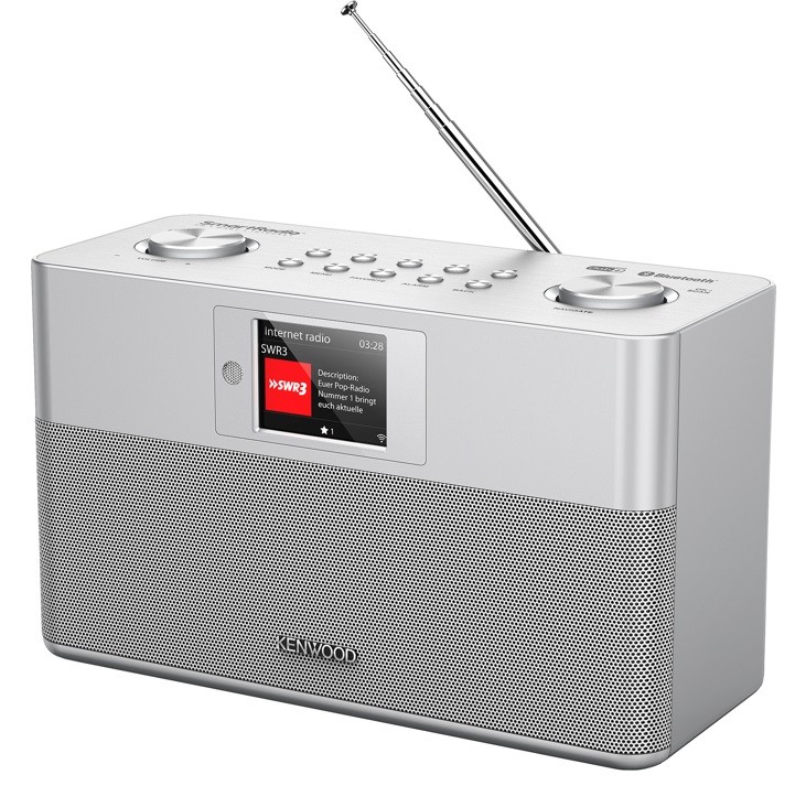 Kenwood CR-ST100S-S Smart-Radio mit DAB+, Internetradio, UKW, Bluetooth, USB
