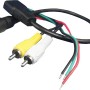 Adapter 4-Pin Mini DIN Buchse CV auf Cinch+Strom