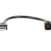 USB Adapter VW diverse Fahrzeuge LVDS gelb>USB-A