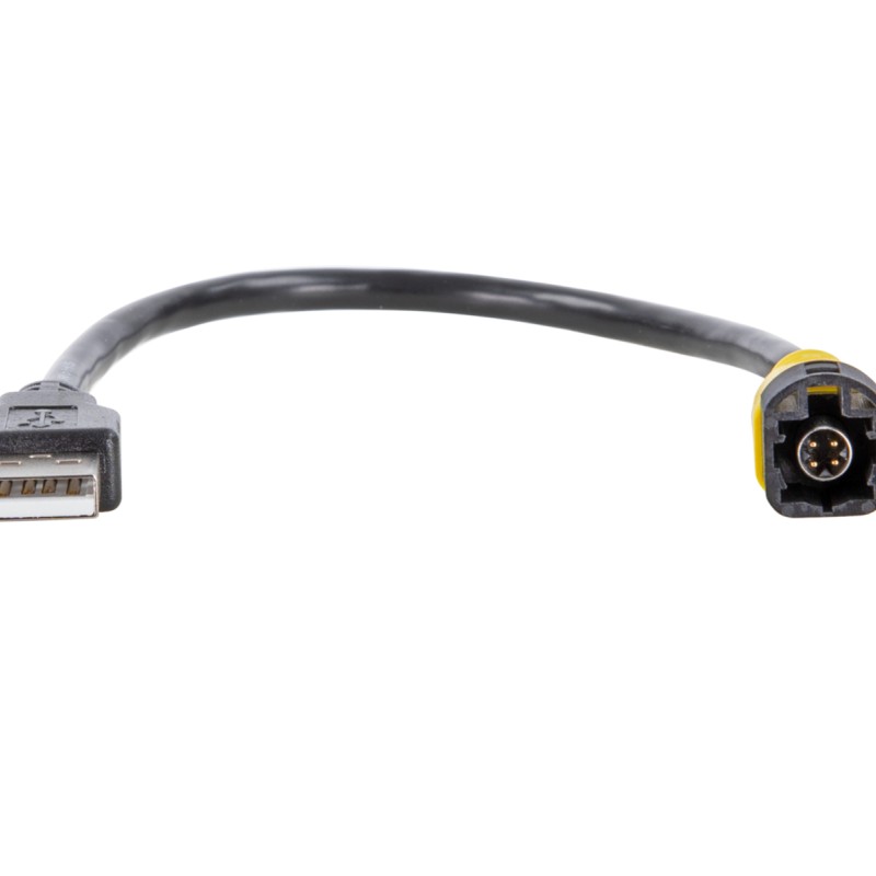 USB Adapter VW diverse Fahrzeuge LVDS gelb>USB-A