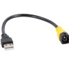 USB Adapter VW diverse Fahrzeuge LVDS gelb>USB-A
