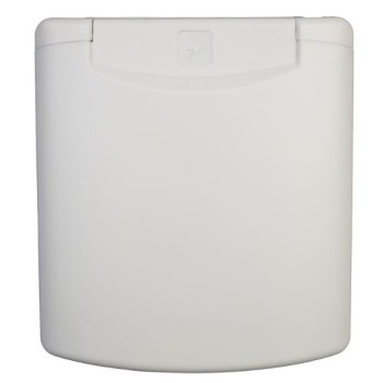 WATTSTUNDE® CEE-Einbausteckdose Weiß mit Magnetklappe, 16A