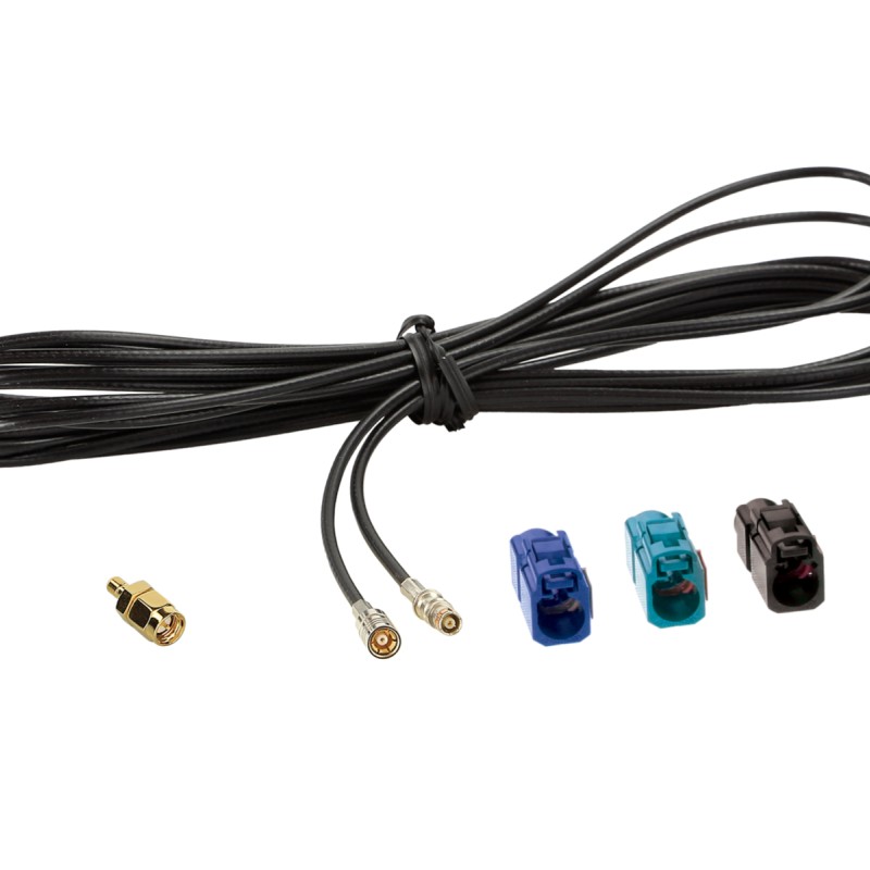 Antennenkabel Kit Fakra(f)>SMB(F)/SMA(m) DAB+