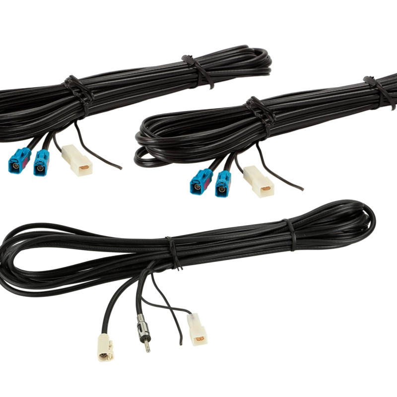 Antennenkabel Kit Fakra(f)>DIN(m)/2xFakra(f) FM/DVB-T/GPS