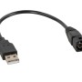 USB Adapter VW diverse Fahrzeuge LVDS schwarz>USB-A