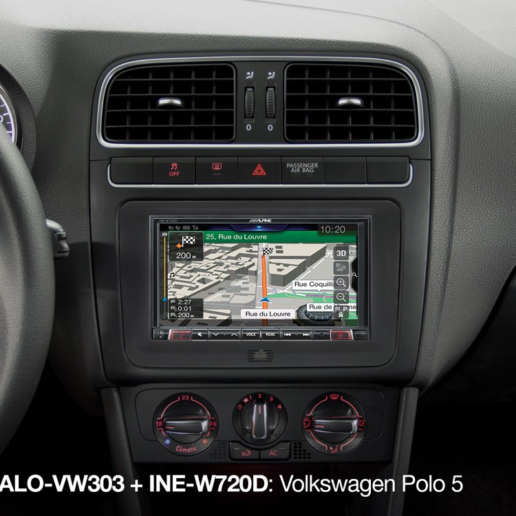 Alpine KIT-HALO-VW303 - Einbauset für Seat, Skoda and Volkswagen