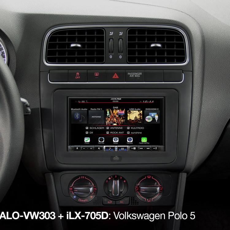 Alpine KIT-HALO-VW303 - Einbauset für Seat, Skoda and Volkswagen