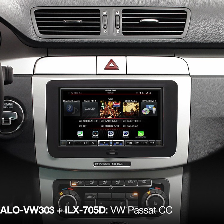 Alpine KIT-HALO-VW303 - Einbauset für Seat, Skoda and Volkswagen
