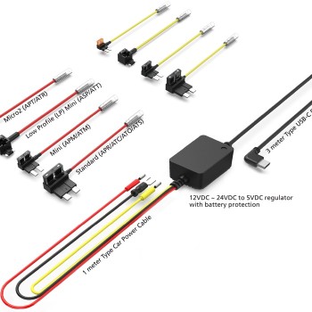 CA-DR1130 Dashcam Anschlusskabel für den Festeinbau und erweiterten Parkmodus