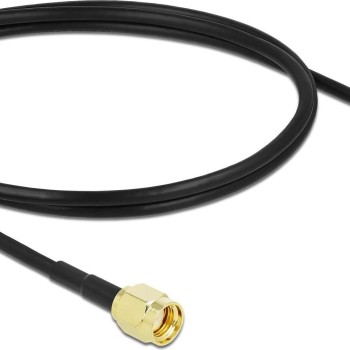 Delock Antennenkabel RP-SMA Stecker zu RP-SMA Buchse LMR/CFD100 1