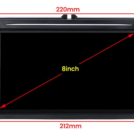 Mekede DZ8-M700S 8GB 128GB 8 Zoll Multimedia