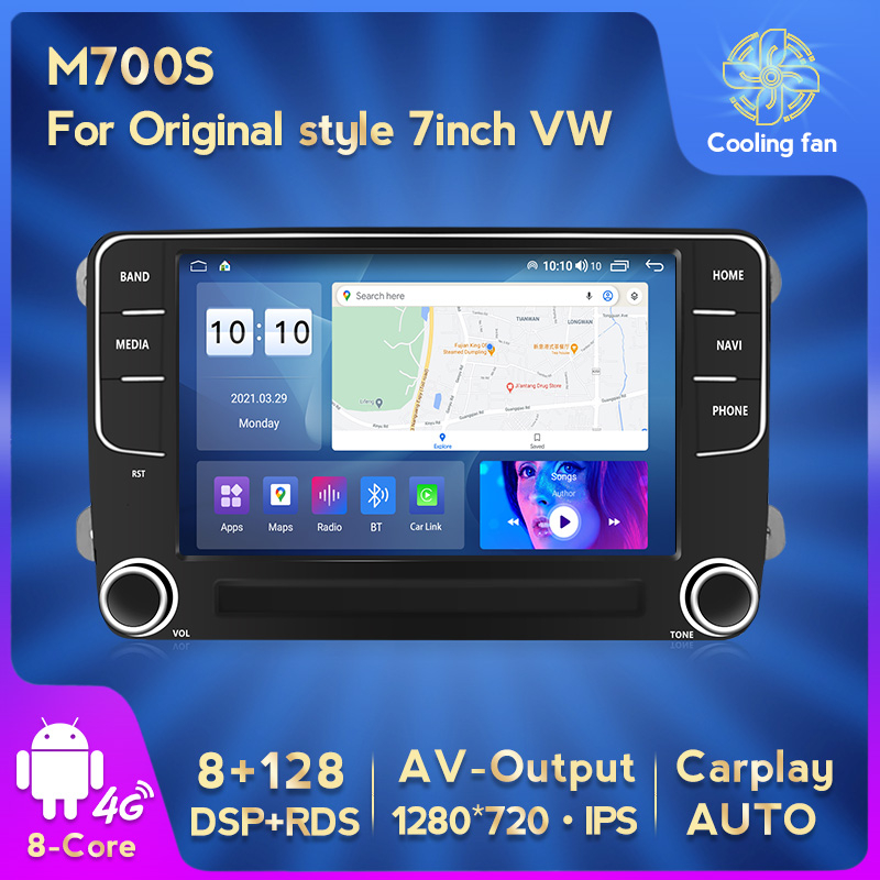 Mekede  DZ7Y-M600S 8GB 128GB 7 Zoll Multimedia