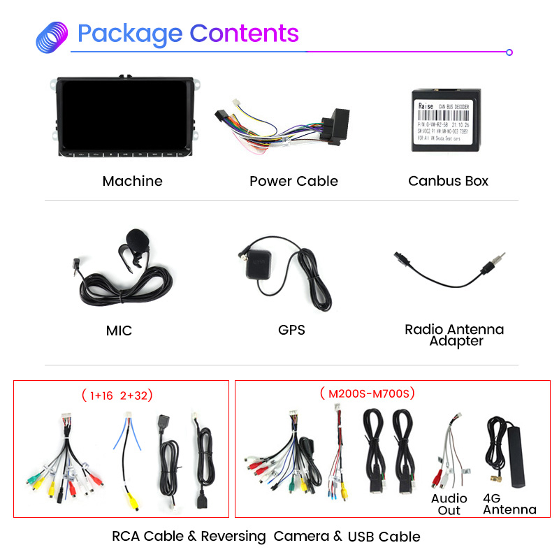 Mekede  DZ7Y-M600S 8GB 128GB 7 Zoll Multimedia