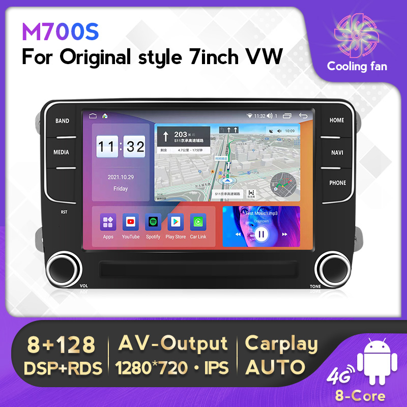 Mekede  DZ7Y-M600S 8GB 128GB 7 Zoll Multimedia