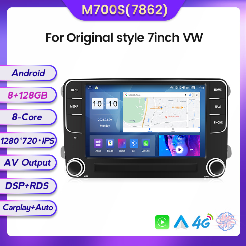 Mekede  DZ7Y-M600S 8GB 128GB 7 Zoll Multimedia