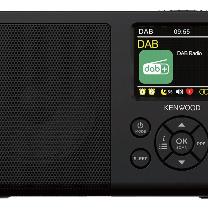 KENWOOD CR-M33DAB-B Digitalradio FM, DAB+, Schwarz
