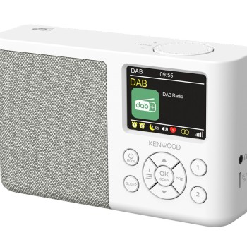KENWOOD CR-M33DAB-W Digitalradio FM, DAB+, Weiss