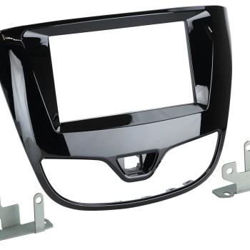 2-DIN Radioblende Opel Karl 2017-2019 Klavierlack schwarz