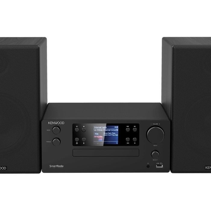 Kenwood M-9500S-B Smart Micro Hi-Fi System mit Internetradio, DAB+, CD/USB und A